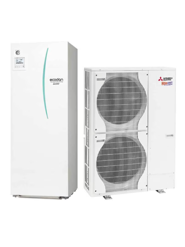 Pompa de Caldura Aer Apa Mitsubishi Electric Zubadan ECODAN PUHZ-SHW140YHA / ERST20C-VM2D 14 kW 380V Boiler ACM, garantie 60 luni
